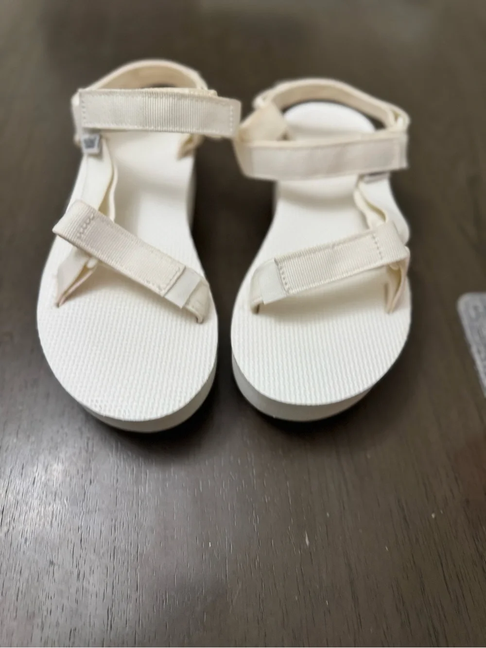 Teva Women's Platform Sandals in Off-White/Cream